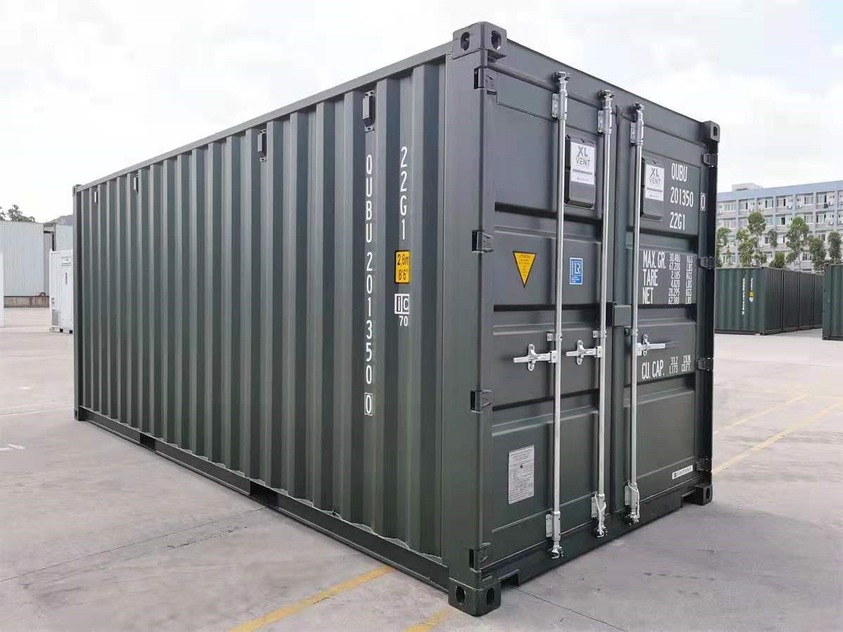 Large green storage unit