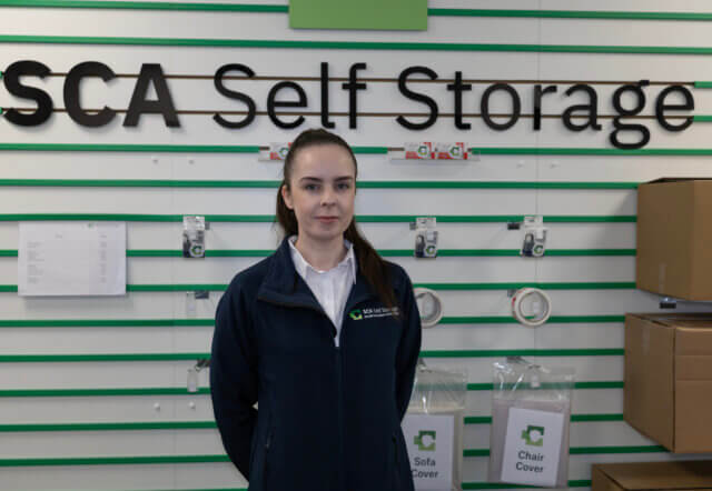 SCA Self Storage Staff Member