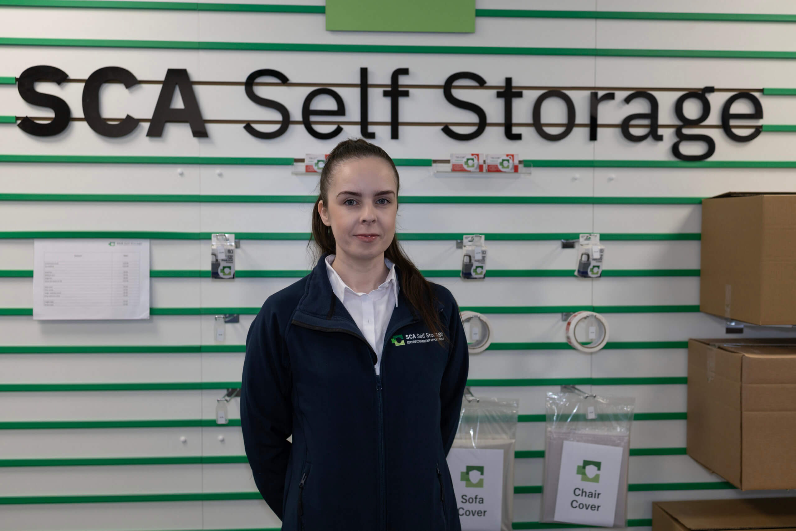 SCA Self Storage Staff Member