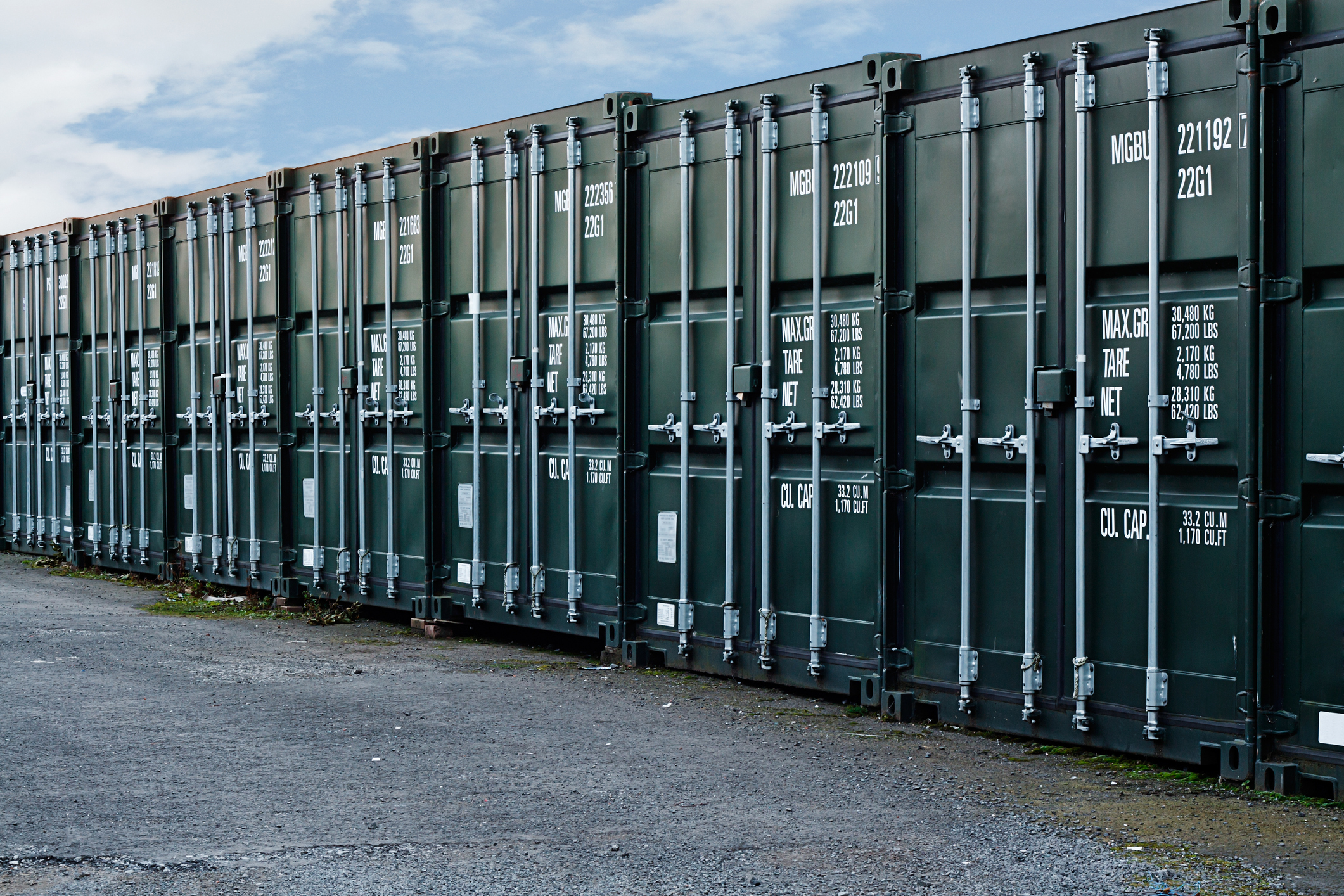 Shipping containers used for Storage