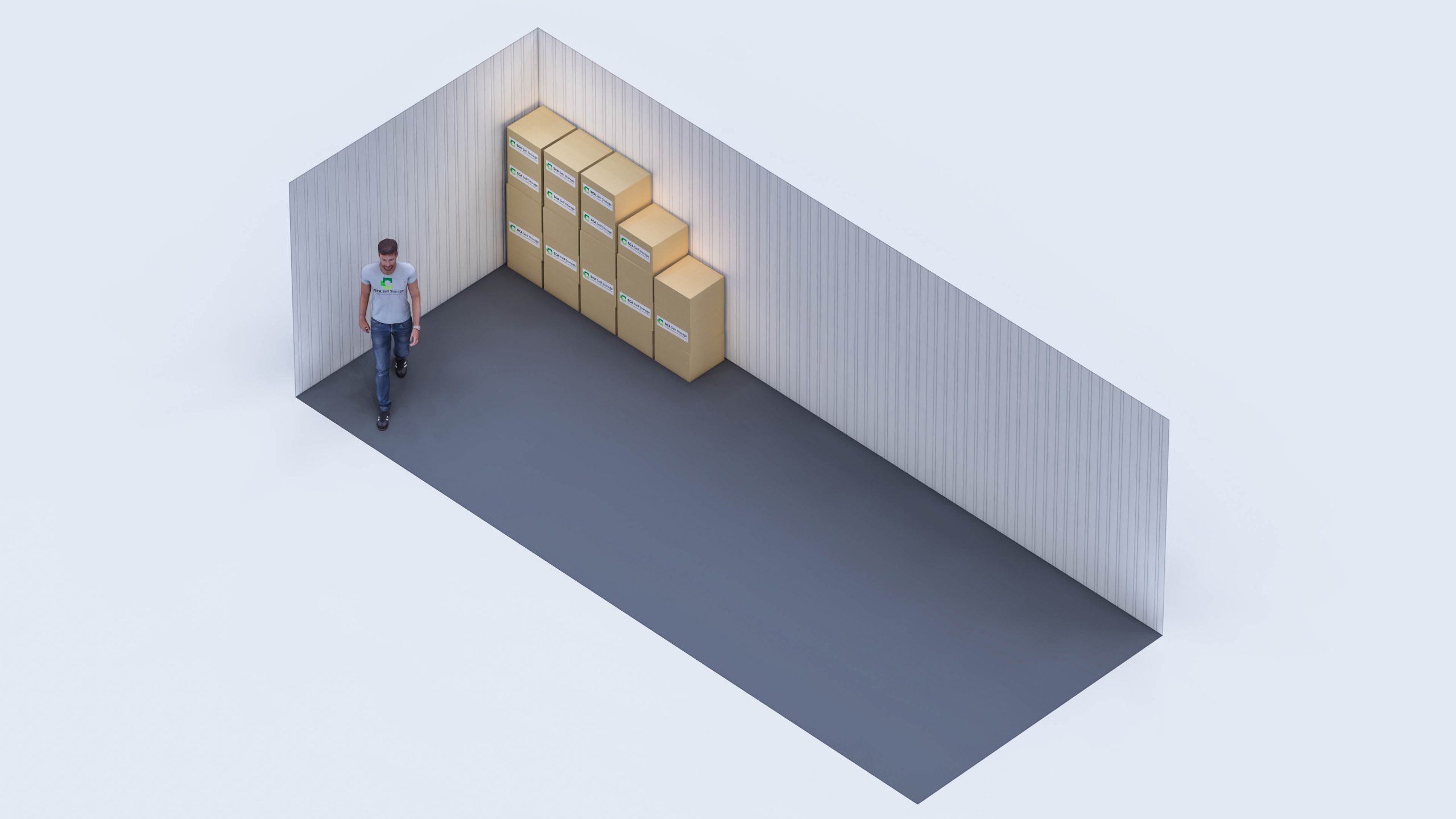 250 SQ.FT. SCA Self Storage Unit