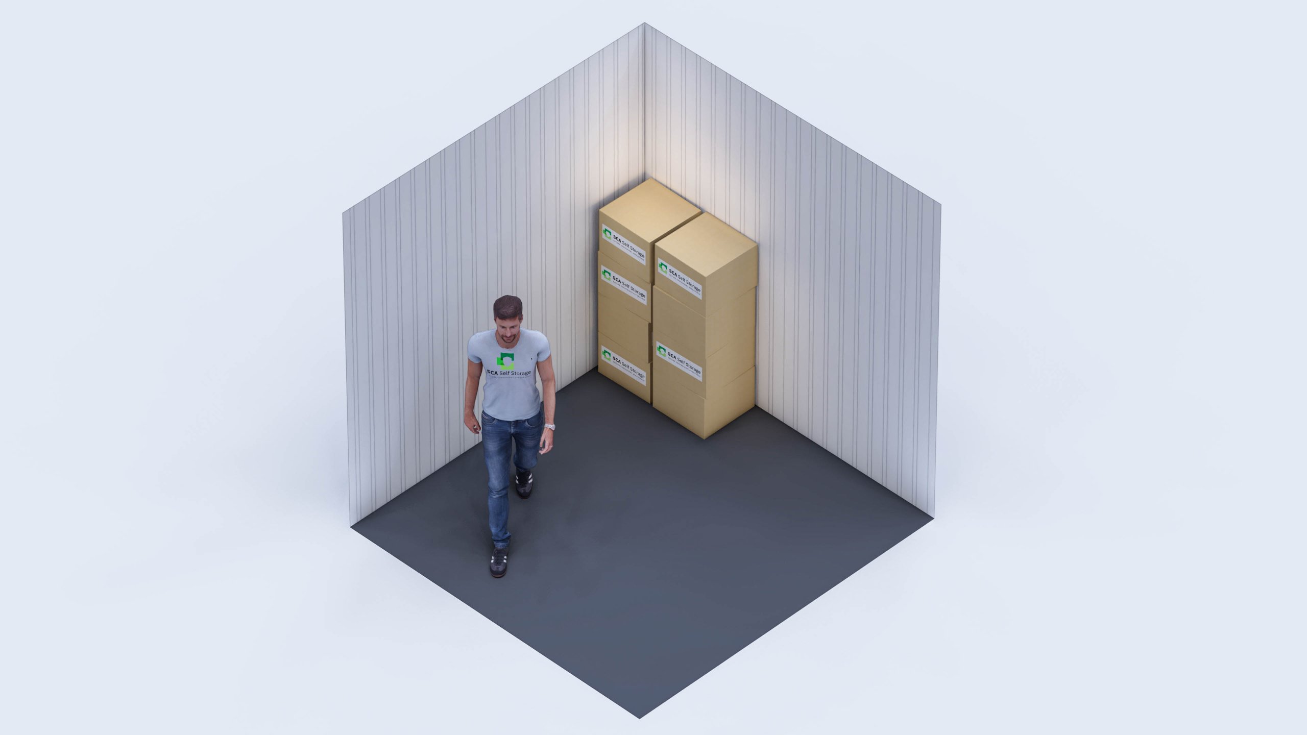 50 SQ.FT. SCA Self Storage Unit