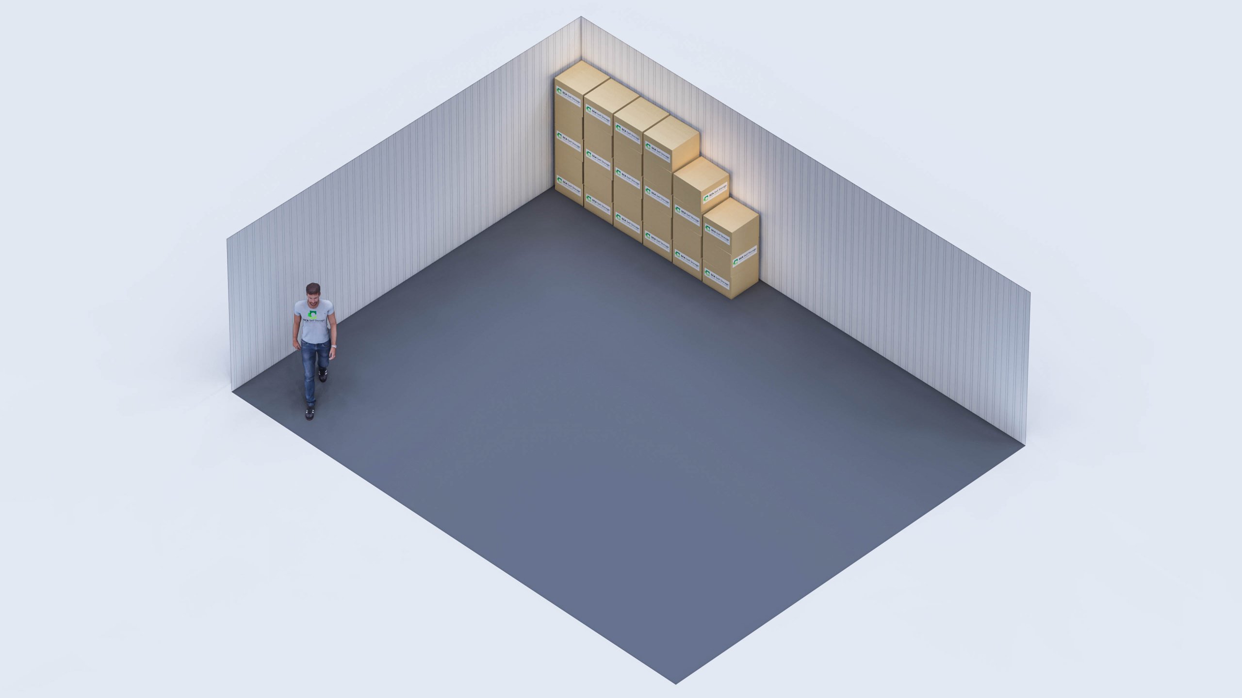 500 SQ.FT. SCA Self Storage Unit
