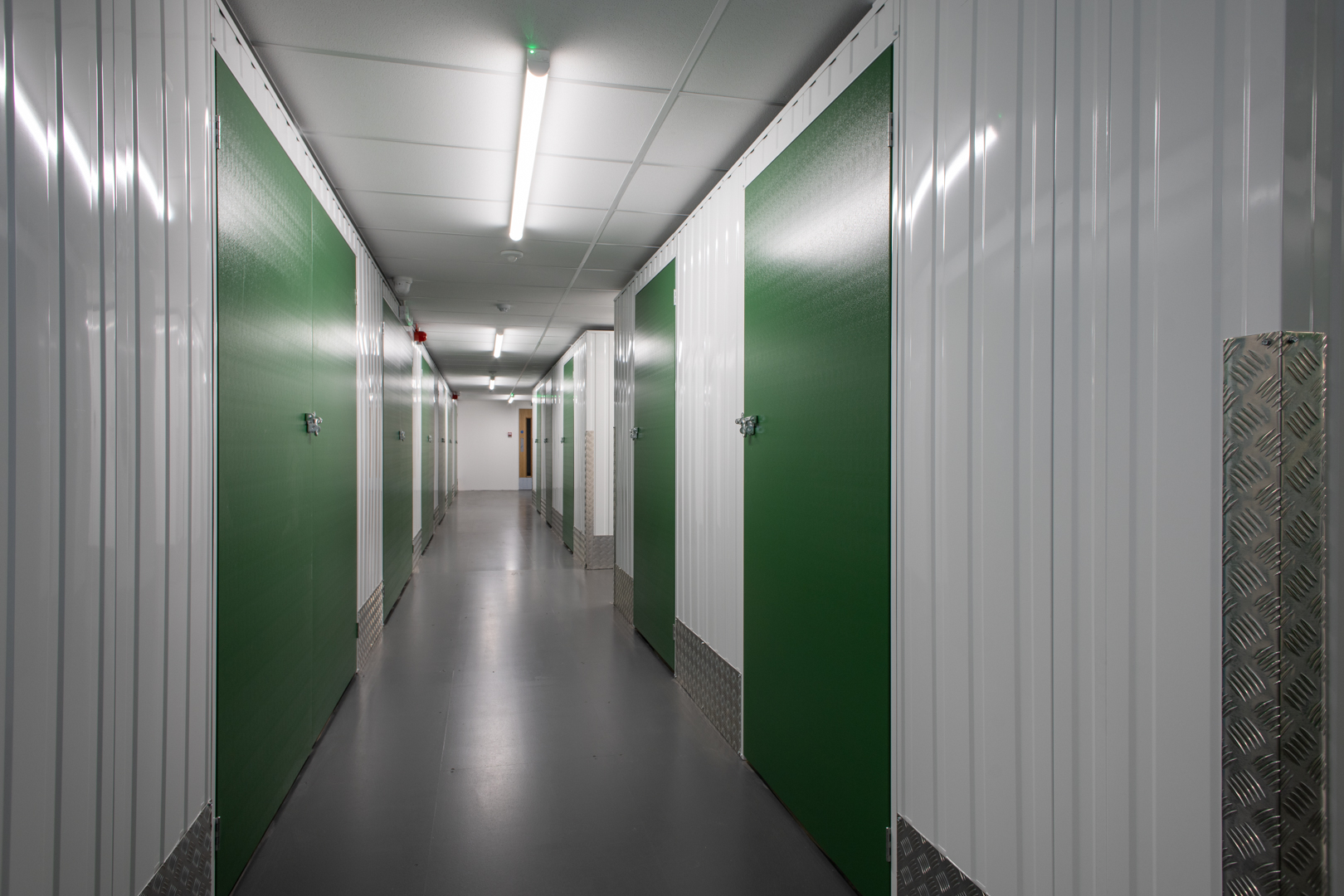 SCA Self Storage facility corridor