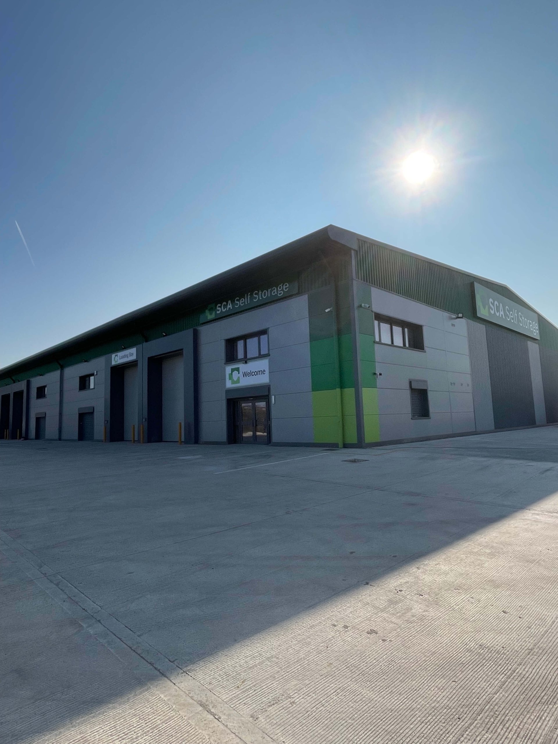 SCA Self Storage Warehouse Front - Rotherham
