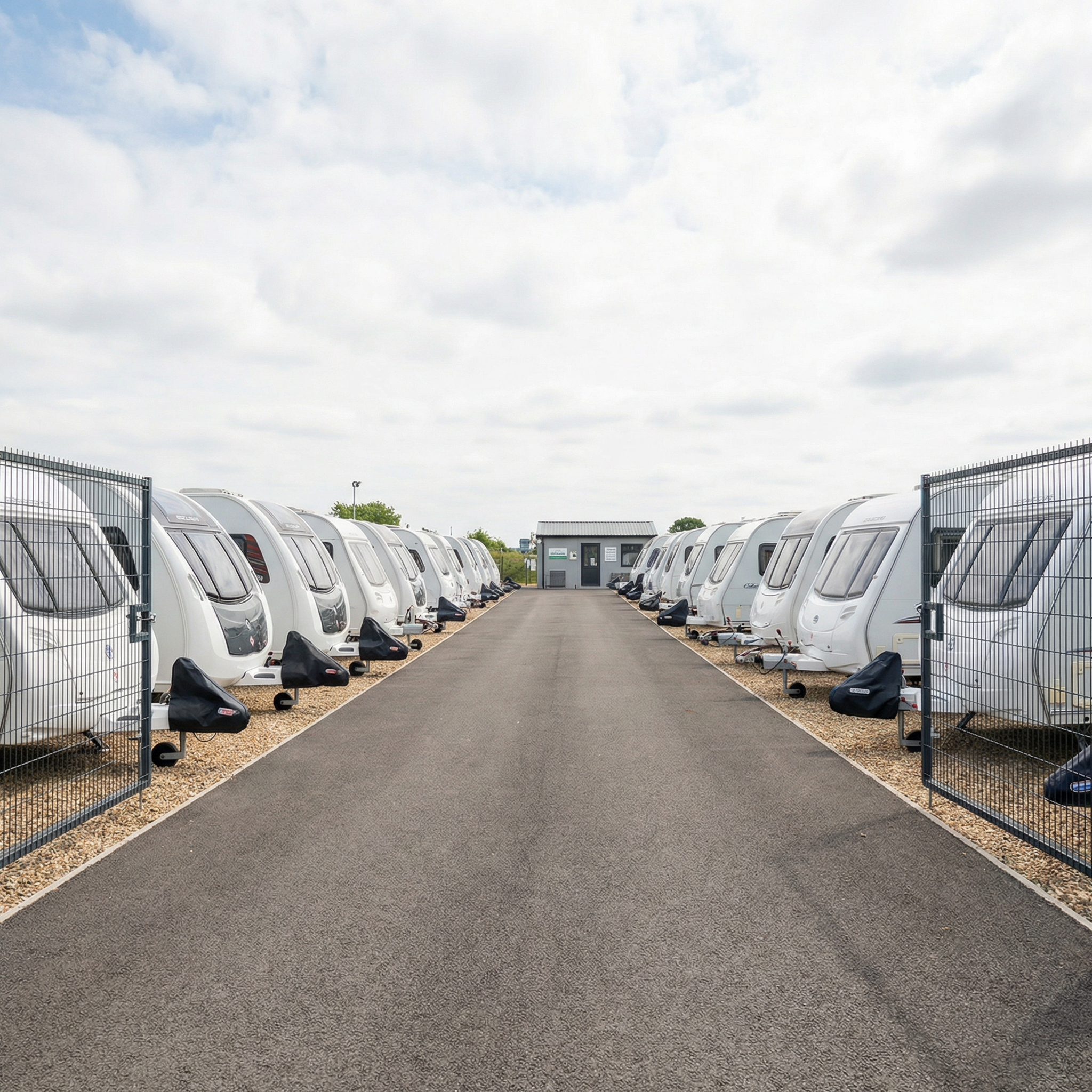 Large Outdoor Caravan Storage